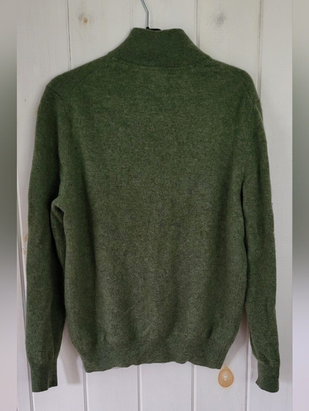 Christian Lacroix 100 % Cashmere 2 Ply Quarter Zip Sweater - Picture 4 of 8